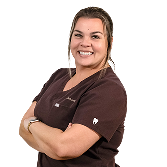 friendly dental assistant