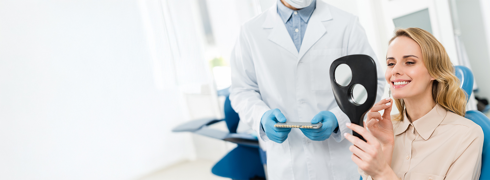 smiling patient
